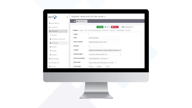 O mais completo software para gestão de assistência social
